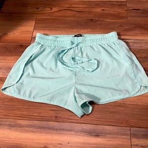 Seafoam green lounge shorts